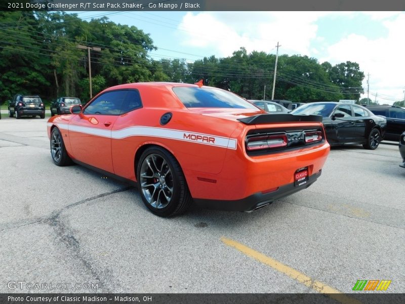 Go Mango / Black 2021 Dodge Challenger R/T Scat Pack Shaker