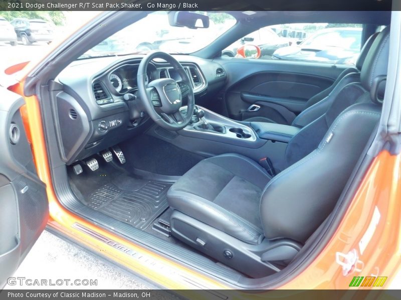 Front Seat of 2021 Challenger R/T Scat Pack Shaker