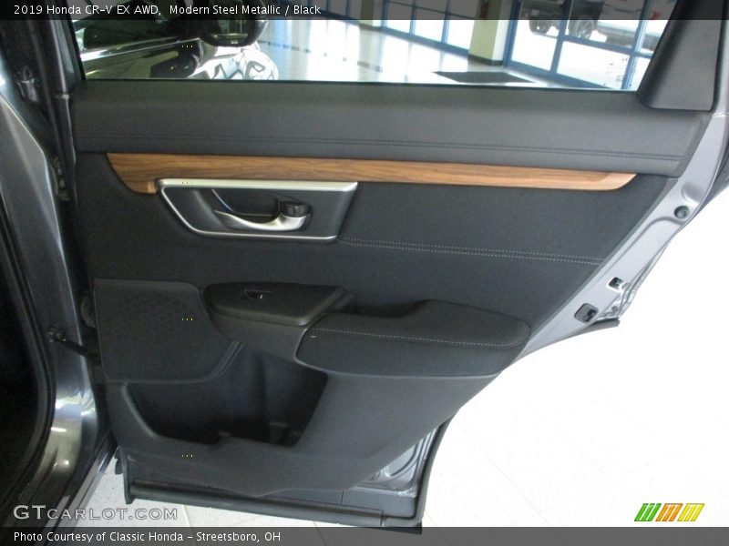 Modern Steel Metallic / Black 2019 Honda CR-V EX AWD