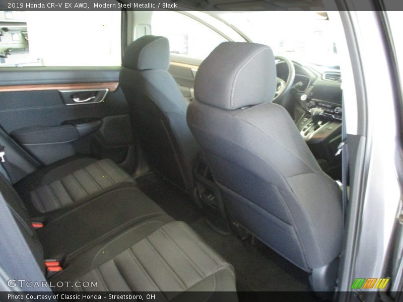 Modern Steel Metallic / Black 2019 Honda CR-V EX AWD
