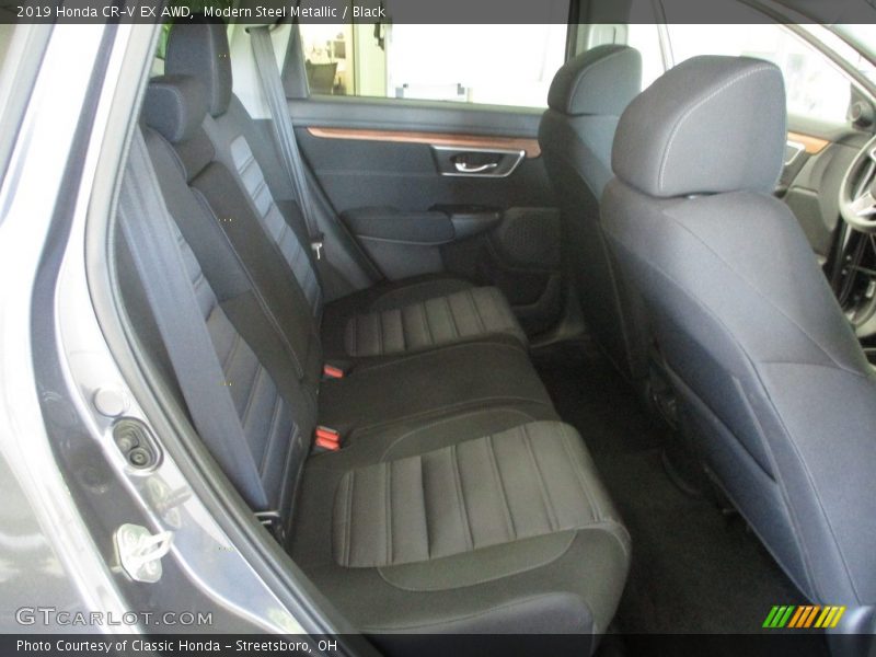 Modern Steel Metallic / Black 2019 Honda CR-V EX AWD