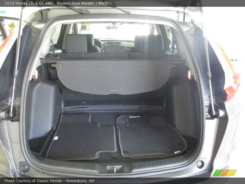 Modern Steel Metallic / Black 2019 Honda CR-V EX AWD