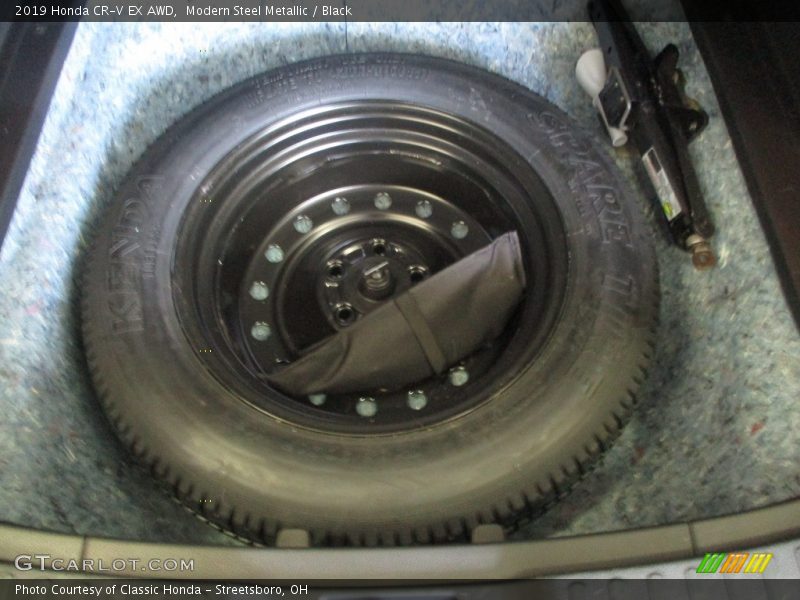 Modern Steel Metallic / Black 2019 Honda CR-V EX AWD