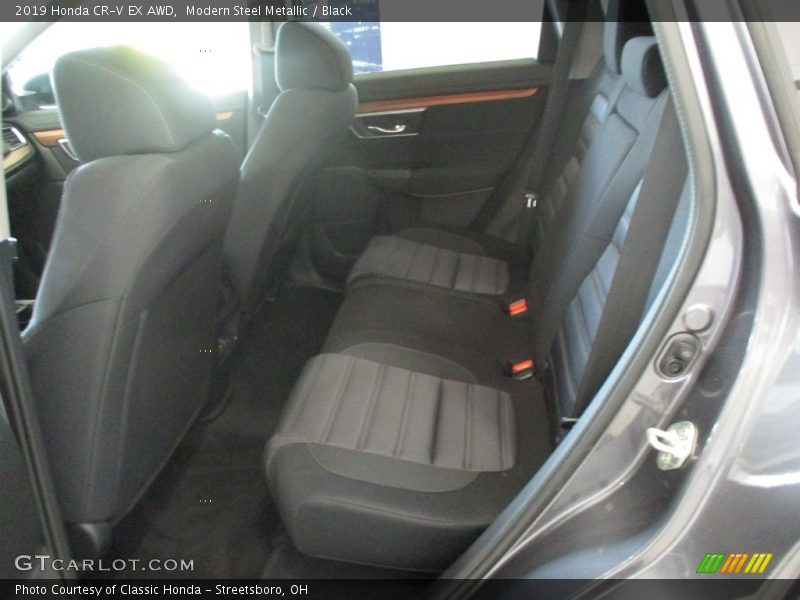 Modern Steel Metallic / Black 2019 Honda CR-V EX AWD