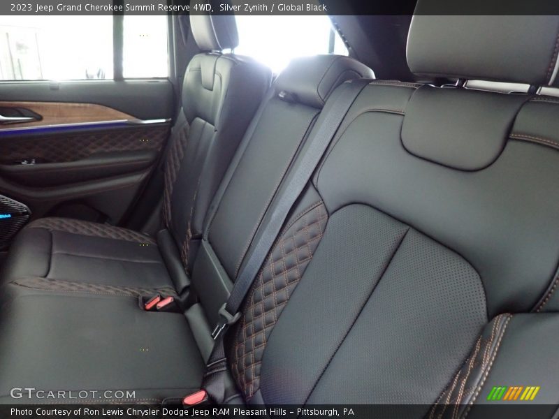 Rear Seat of 2023 Grand Cherokee Summit Reserve 4WD