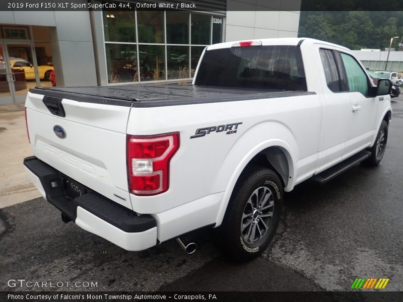 Oxford White / Black 2019 Ford F150 XLT Sport SuperCab 4x4