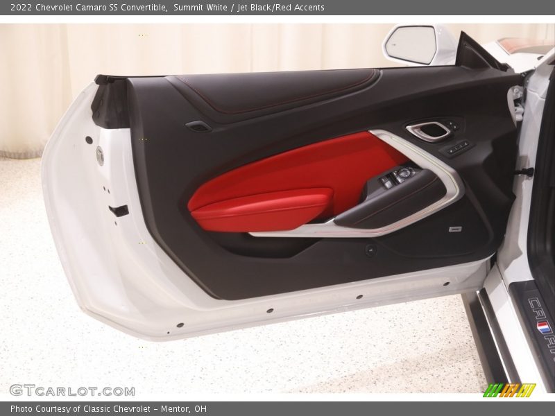 Door Panel of 2022 Camaro SS Convertible