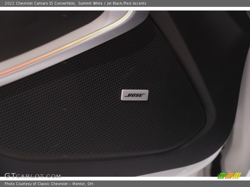 Summit White / Jet Black/Red Accents 2022 Chevrolet Camaro SS Convertible