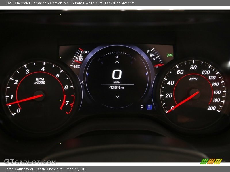  2022 Camaro SS Convertible SS Convertible Gauges