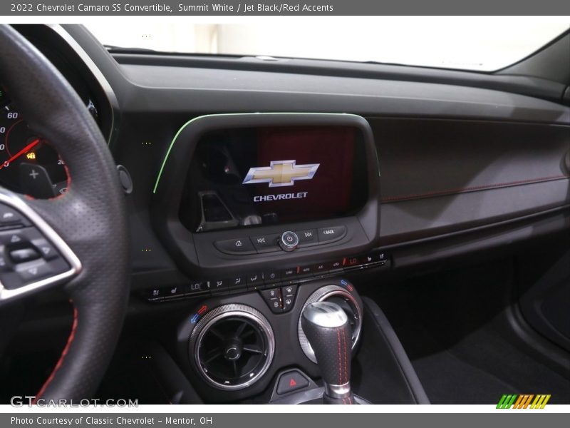 Summit White / Jet Black/Red Accents 2022 Chevrolet Camaro SS Convertible