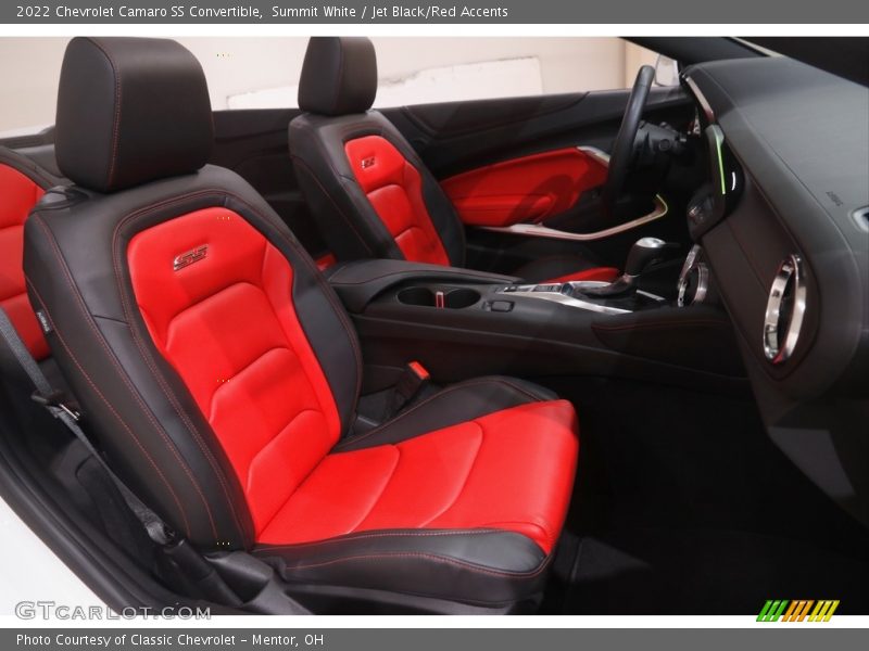 Front Seat of 2022 Camaro SS Convertible