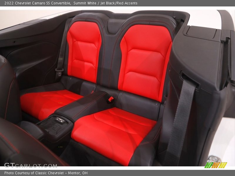 Rear Seat of 2022 Camaro SS Convertible