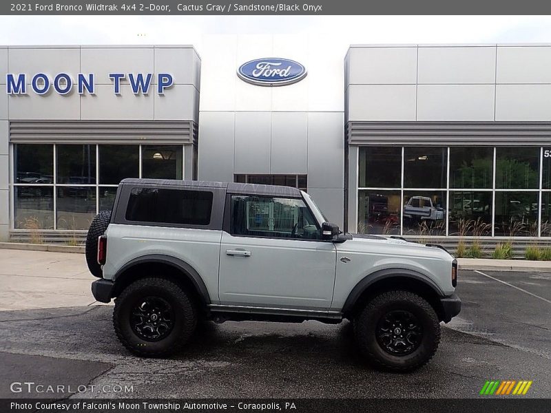 Cactus Gray / Sandstone/Black Onyx 2021 Ford Bronco Wildtrak 4x4 2-Door