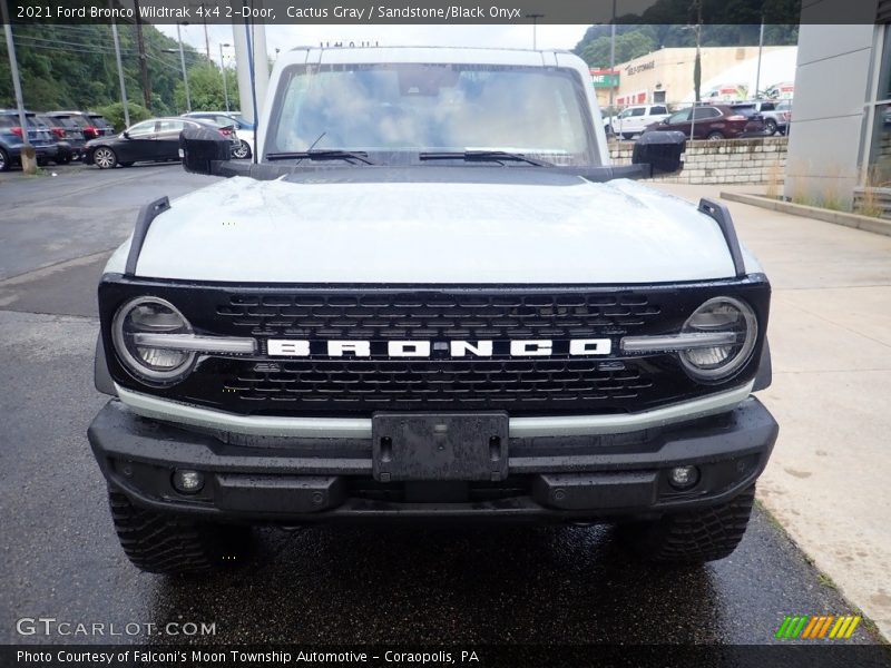 Cactus Gray / Sandstone/Black Onyx 2021 Ford Bronco Wildtrak 4x4 2-Door