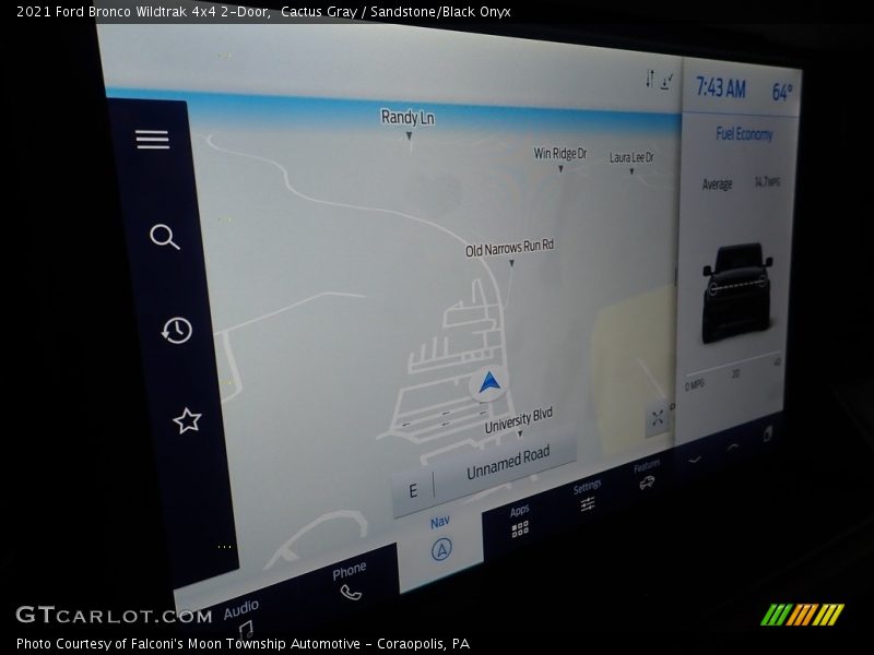 Cactus Gray / Sandstone/Black Onyx 2021 Ford Bronco Wildtrak 4x4 2-Door