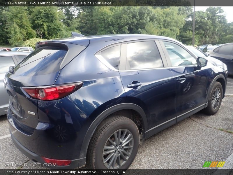 Eternal Blue Mica / Silk Beige 2019 Mazda CX-5 Touring AWD