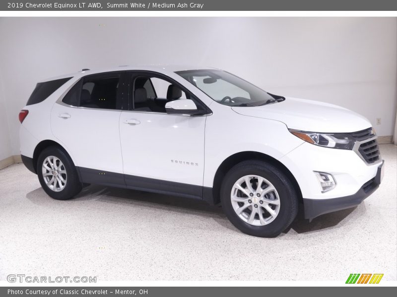 Summit White / Medium Ash Gray 2019 Chevrolet Equinox LT AWD