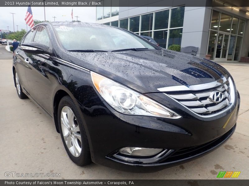 Midnight Black / Black 2013 Hyundai Sonata Limited