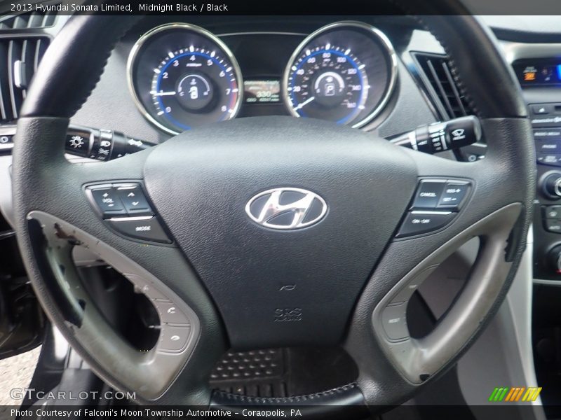 Midnight Black / Black 2013 Hyundai Sonata Limited