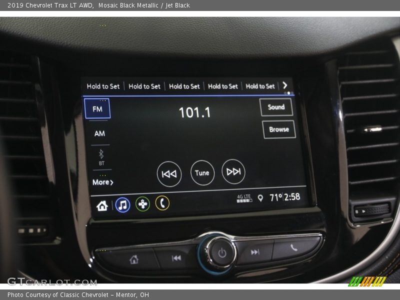 Mosaic Black Metallic / Jet Black 2019 Chevrolet Trax LT AWD