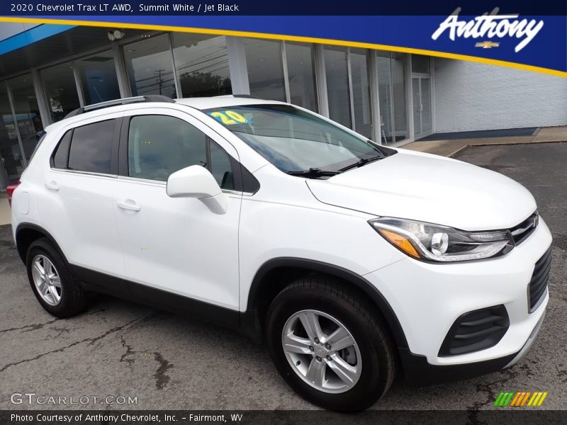 Summit White / Jet Black 2020 Chevrolet Trax LT AWD