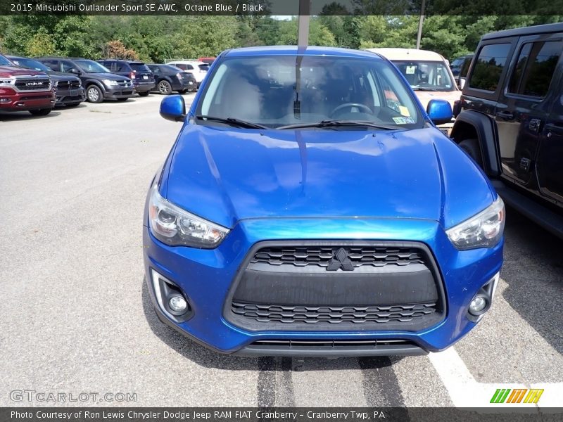 Octane Blue / Black 2015 Mitsubishi Outlander Sport SE AWC