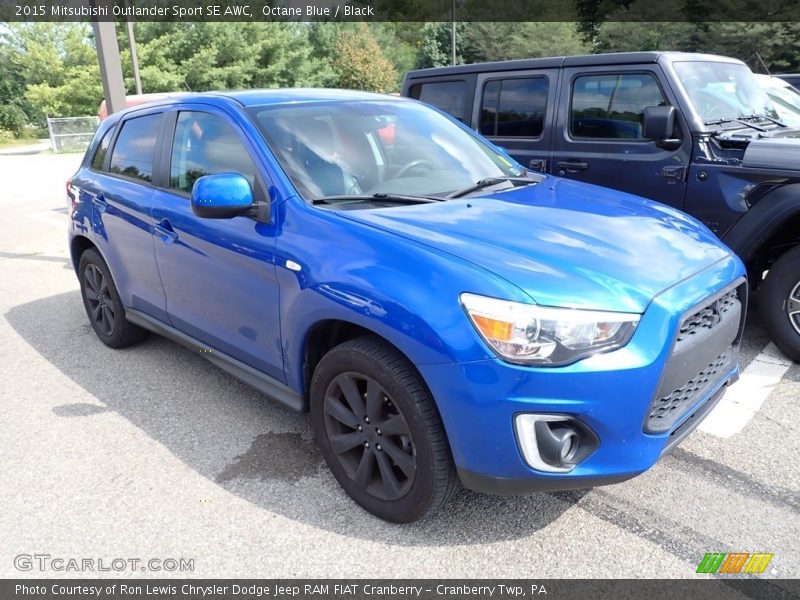 Octane Blue / Black 2015 Mitsubishi Outlander Sport SE AWC