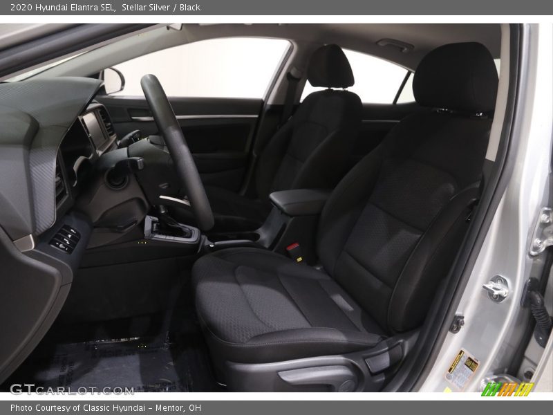 Stellar Silver / Black 2020 Hyundai Elantra SEL