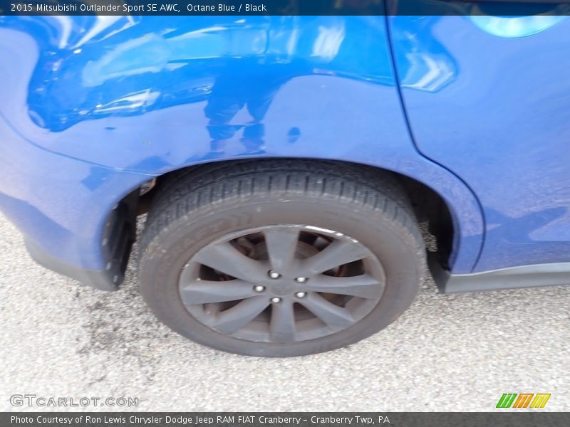 Octane Blue / Black 2015 Mitsubishi Outlander Sport SE AWC