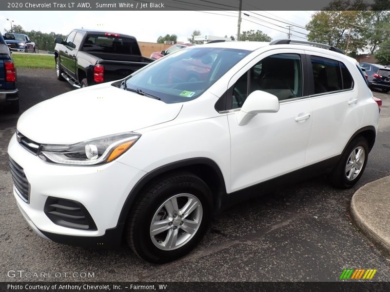 Summit White / Jet Black 2020 Chevrolet Trax LT AWD