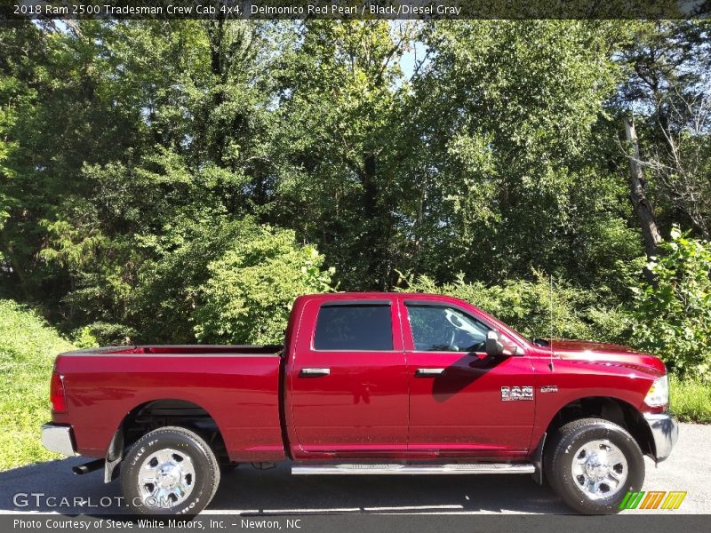 Delmonico Red Pearl / Black/Diesel Gray 2018 Ram 2500 Tradesman Crew Cab 4x4
