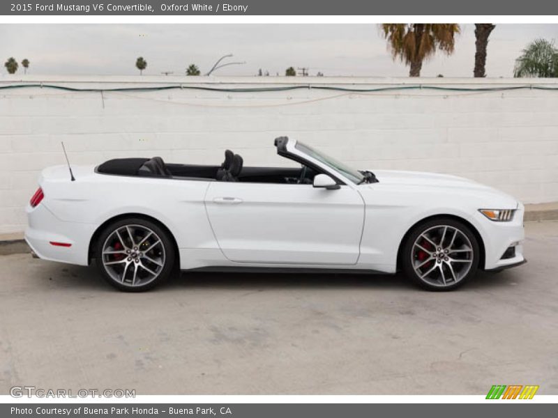 Oxford White / Ebony 2015 Ford Mustang V6 Convertible