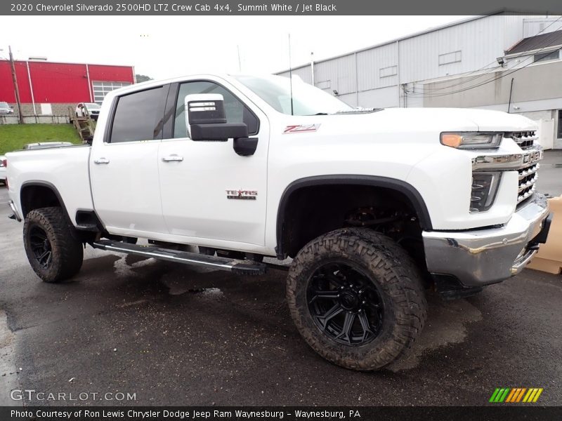 Summit White / Jet Black 2020 Chevrolet Silverado 2500HD LTZ Crew Cab 4x4