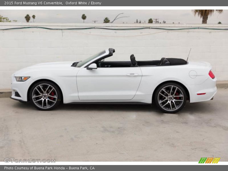 Oxford White / Ebony 2015 Ford Mustang V6 Convertible
