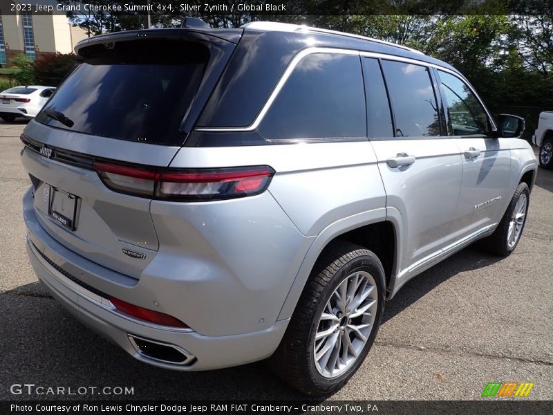 Silver Zynith / Global Black 2023 Jeep Grand Cherokee Summit 4x4