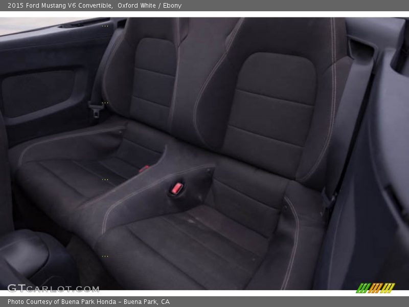 Oxford White / Ebony 2015 Ford Mustang V6 Convertible