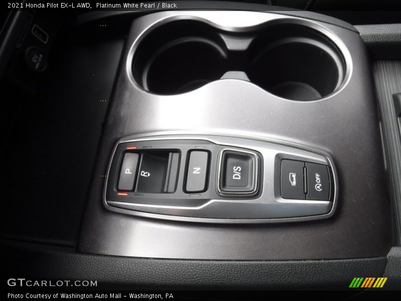 Platinum White Pearl / Black 2021 Honda Pilot EX-L AWD