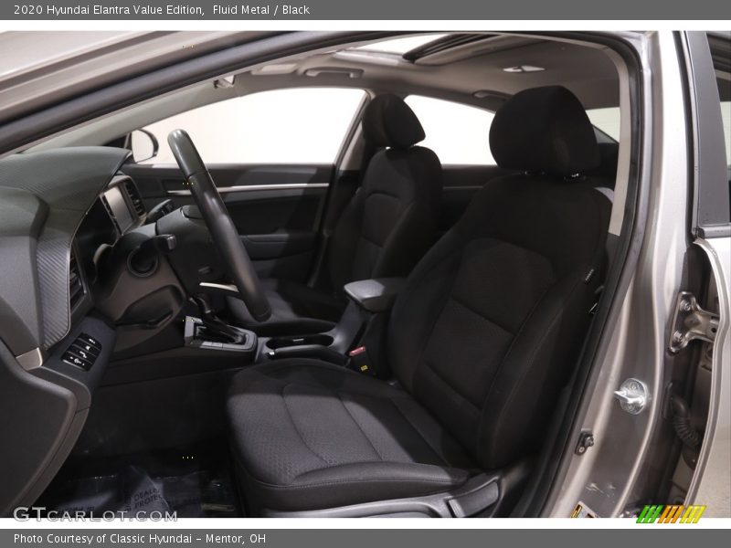 Fluid Metal / Black 2020 Hyundai Elantra Value Edition
