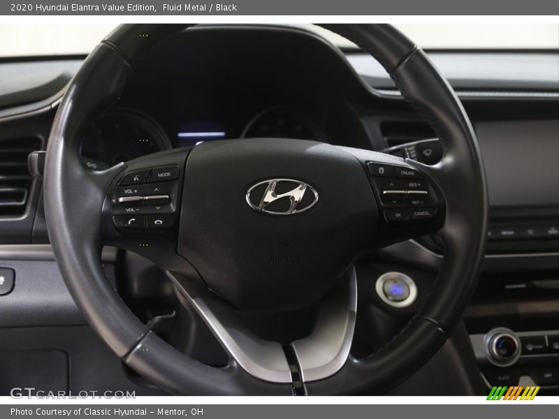 Fluid Metal / Black 2020 Hyundai Elantra Value Edition