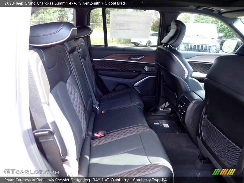 Rear Seat of 2023 Grand Cherokee Summit 4x4