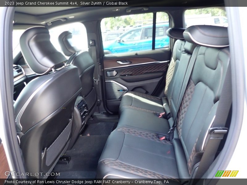 Rear Seat of 2023 Grand Cherokee Summit 4x4