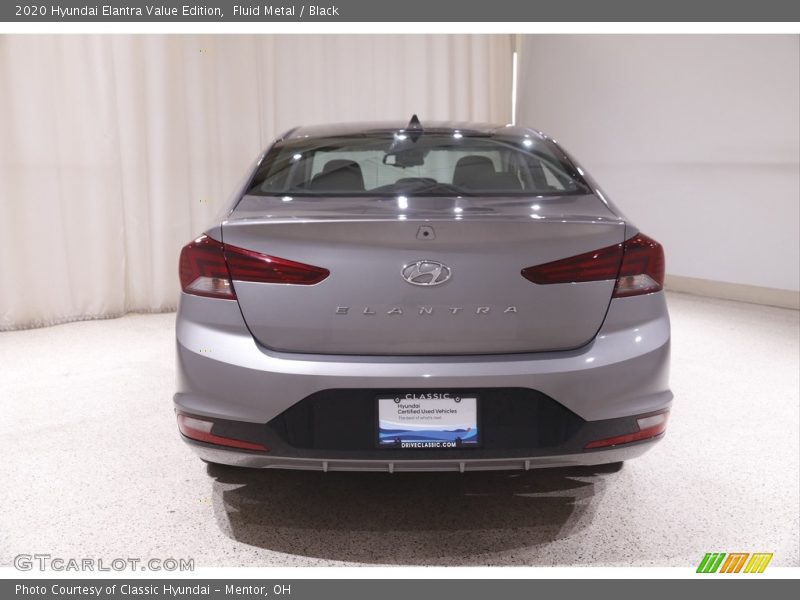 Fluid Metal / Black 2020 Hyundai Elantra Value Edition