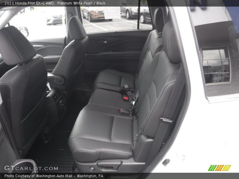 Platinum White Pearl / Black 2021 Honda Pilot EX-L AWD