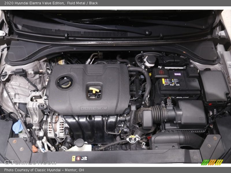 Fluid Metal / Black 2020 Hyundai Elantra Value Edition