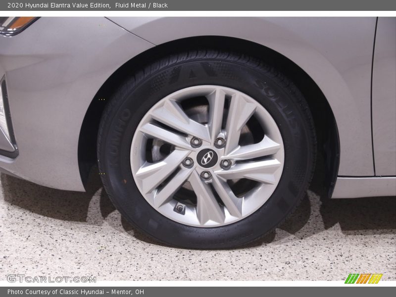Fluid Metal / Black 2020 Hyundai Elantra Value Edition