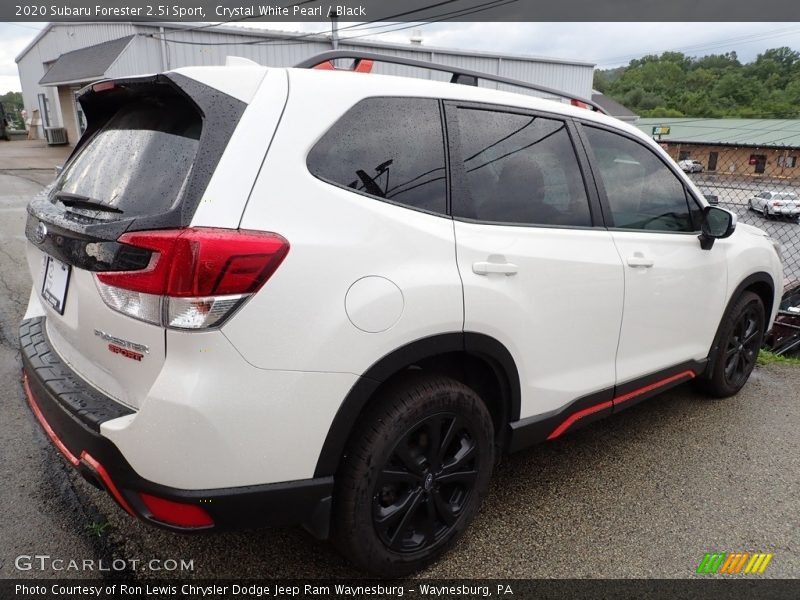 Crystal White Pearl / Black 2020 Subaru Forester 2.5i Sport