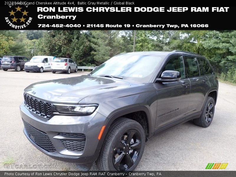 Baltic Gray Metallic / Global Black 2023 Jeep Grand Cherokee Altitude 4x4