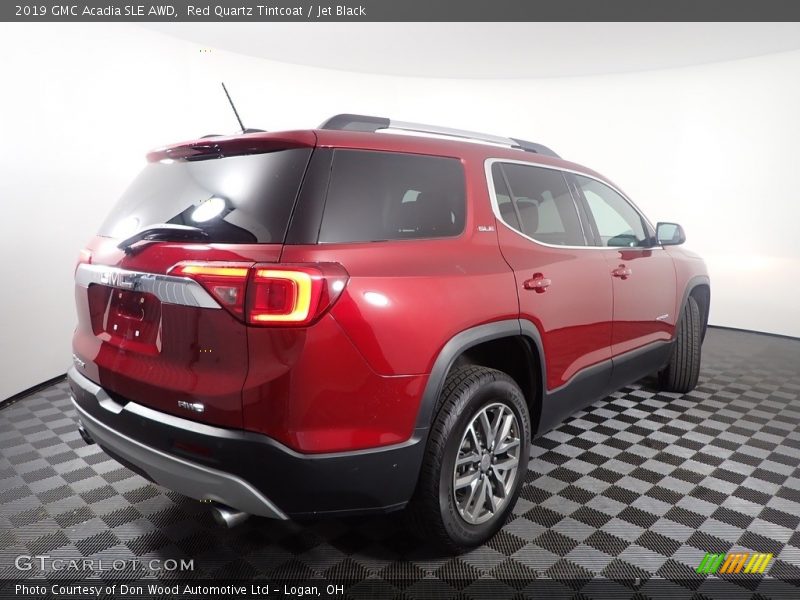 Red Quartz Tintcoat / Jet Black 2019 GMC Acadia SLE AWD