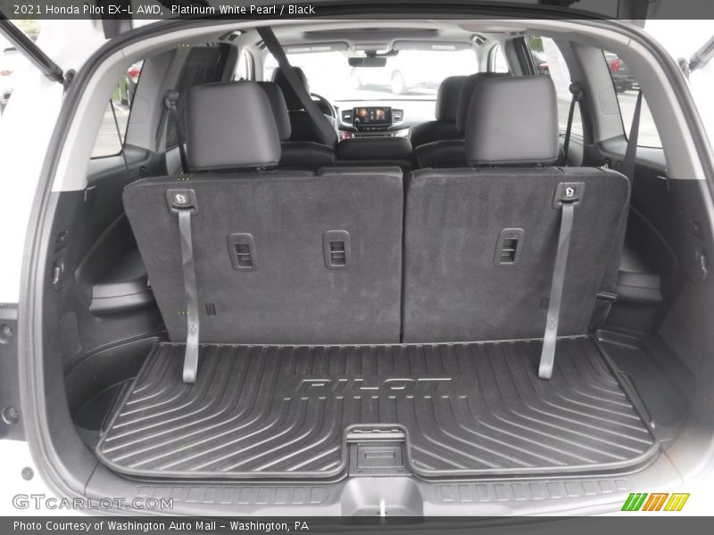 Platinum White Pearl / Black 2021 Honda Pilot EX-L AWD