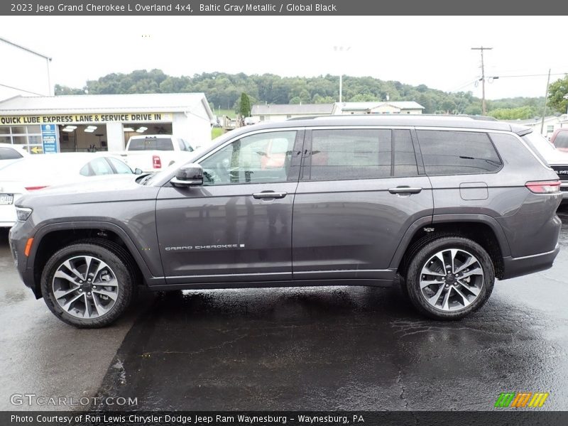 Baltic Gray Metallic / Global Black 2023 Jeep Grand Cherokee L Overland 4x4